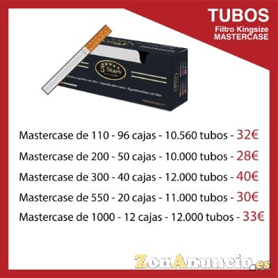 Tubos entubar kingsize